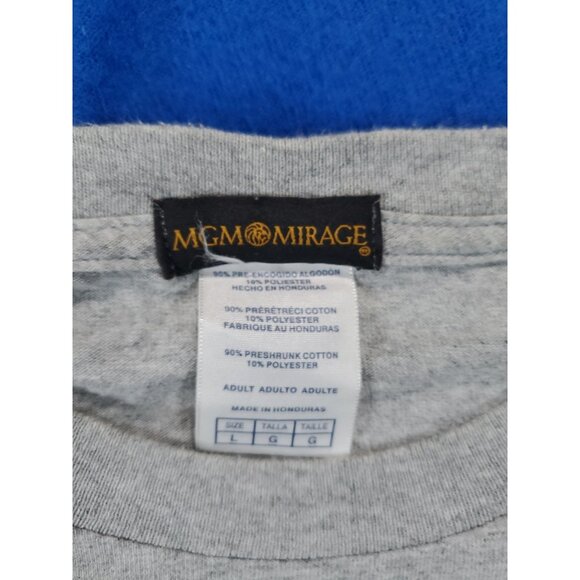 Vintage MGM MIRAGE Las Vegas Gray T-Shirt Men's Size XL - Picture 7 of 15